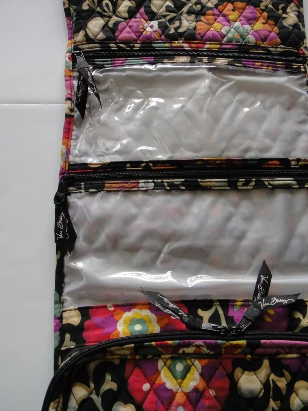 Vera Bradley Hanging Travel Organizer Suzani Toiletry Makeup Jewelry  Craft Bag